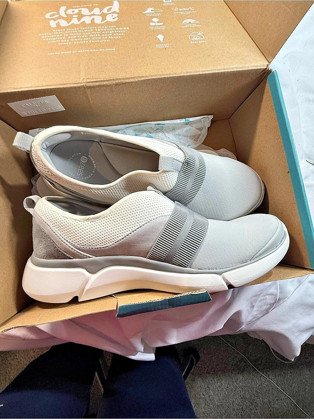Jambu Bzees Gray Sneakers US 10W Like New